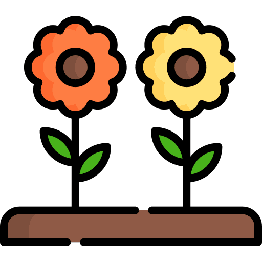 Flowers soil petals nature icon Flowers soil petals nature icon
