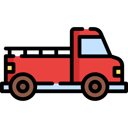 Pickup truck vehicle pickup truck farming and gardening icon Pickup truck vehicle pickup truck farming and gardening icon