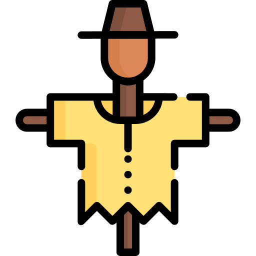 Scarecrow character scarecrow agriculture icon Scarecrow character scarecrow agriculture icon