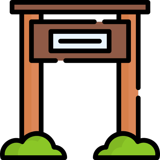 Torii gate architecture and city japan landmark icon Torii gate architecture and city japan landmark icon