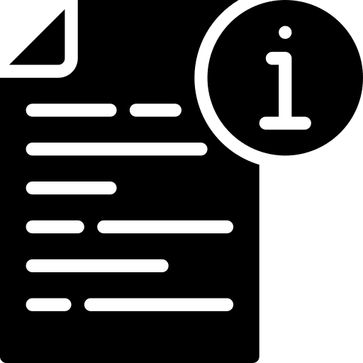 Page info communications page icon