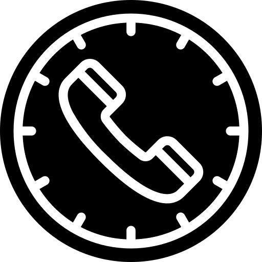 Clock schedule communications time icon