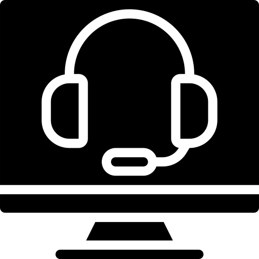 Computer chat desktop calling icon