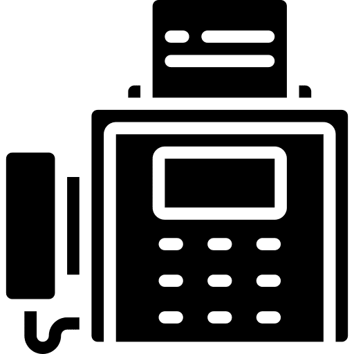 Fax fax device communications icon