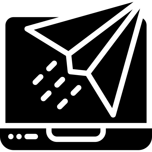 Laptop laptop emails communications icon