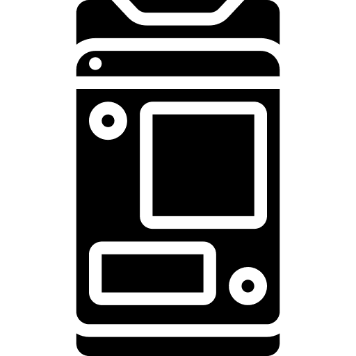 Mobile message conversation speech bubble icon