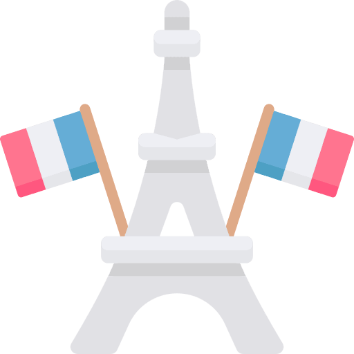 Bastille day paris france eiffel tower icon