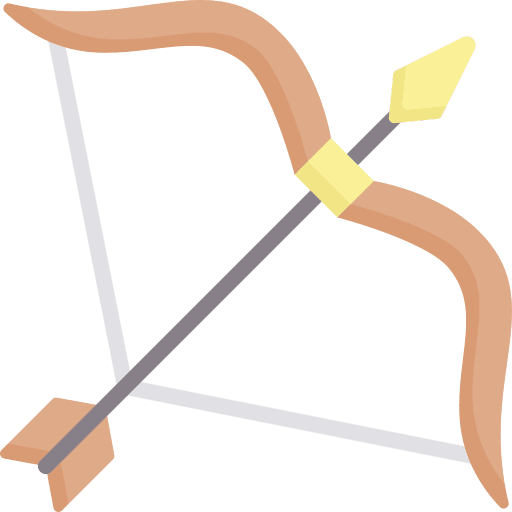 Dussehra archery lamp navratri icon Dussehra archery lamp navratri icon