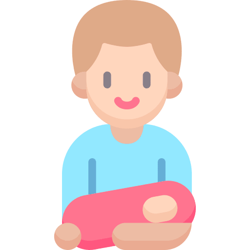 Fathers day celebration best dad babysitter icon