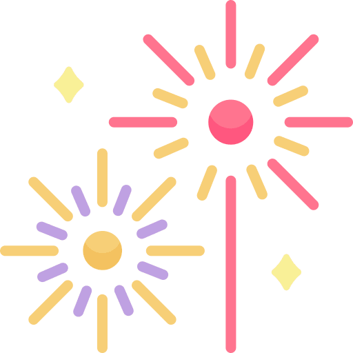 Fireworks fun light fireworks icon