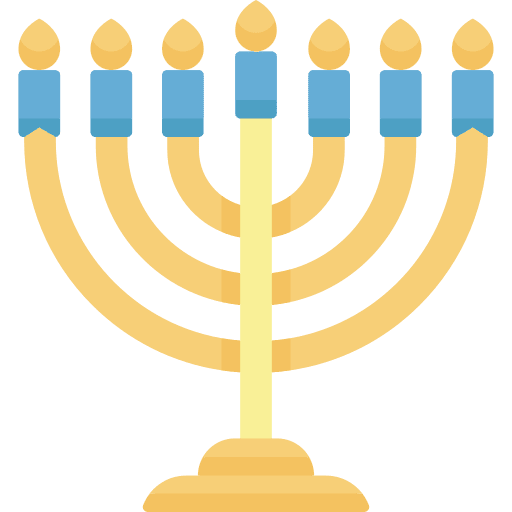 Hanukkah candles faith jewish icon Hanukkah candles faith jewish icon