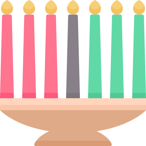 Kwanzaa candle culture africa icon Kwanzaa candle culture africa icon