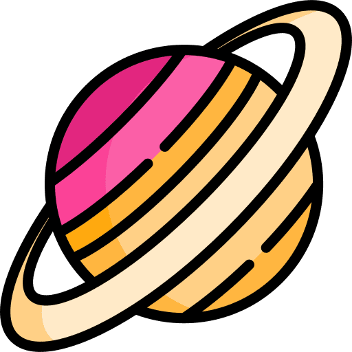 Planet astronomy solar system planet icon