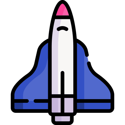 Space shuttle space ship initiative transport icon Space shuttle space ship initiative transport icon