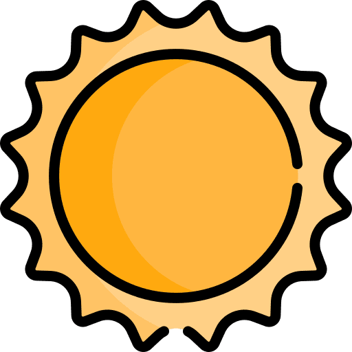 Sun summer sun sunny icon