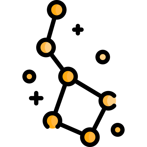 Big dipper ursa major miscellaneous science icon Big dipper ursa major miscellaneous science icon