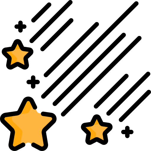 Falling star sky meteor night icon Falling star sky meteor night icon