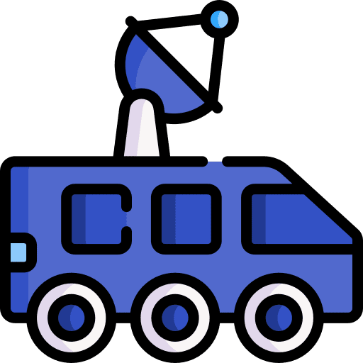 Moon rover science vehicle transportation icon Moon rover science vehicle transportation icon