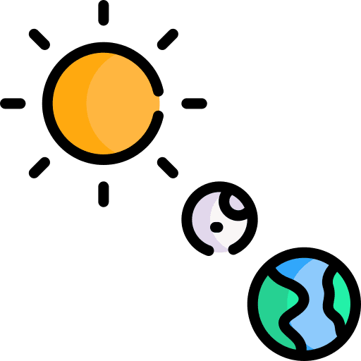 Solar planets eclipse moon icon Solar planets eclipse moon icon