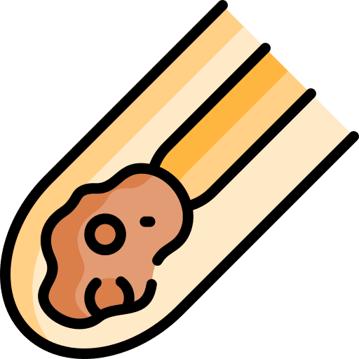 Asteroid comet falling meteorite icon Asteroid comet falling meteorite icon