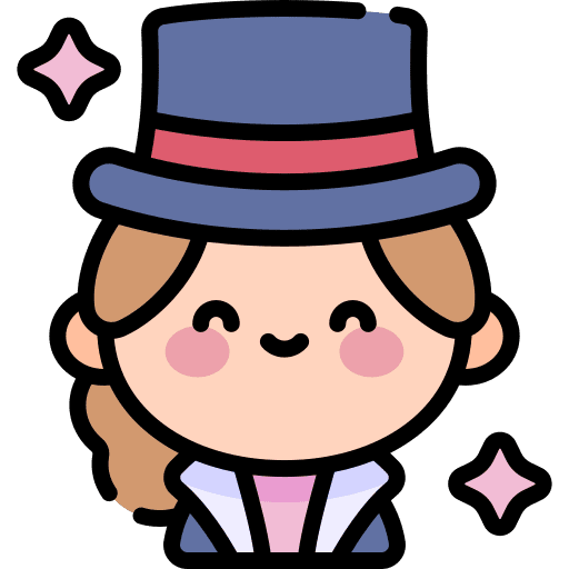 Magician caucasian user children icon