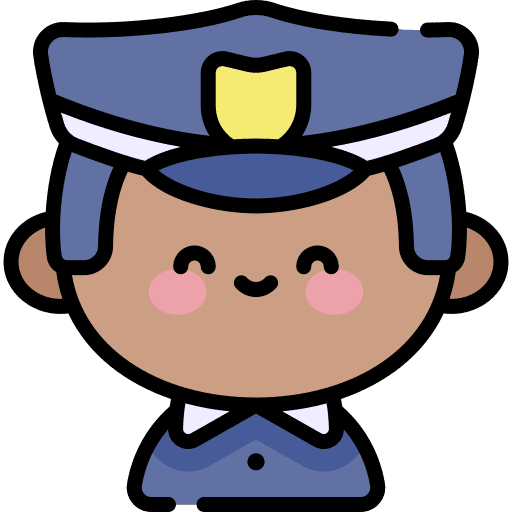 Officer child children officer icon