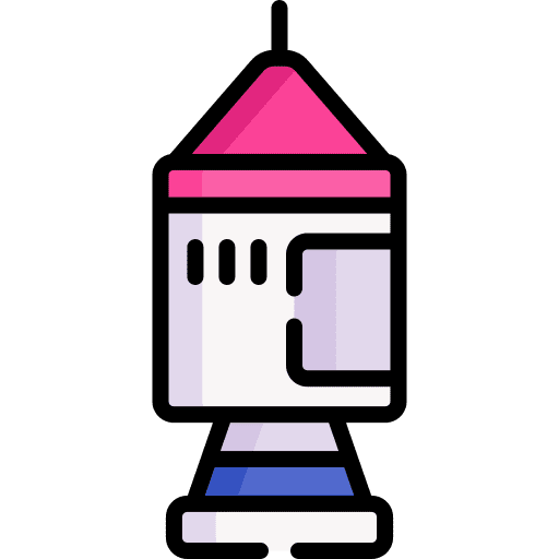 Space capsule transportation space craft space ship icon Space capsule transportation space craft space ship icon