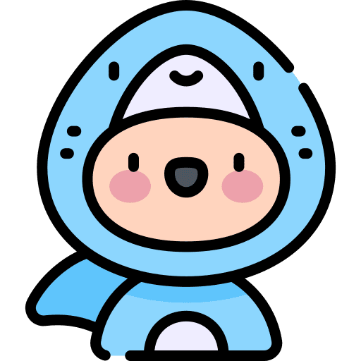 Shark avatar children kid icon Shark avatar children kid icon