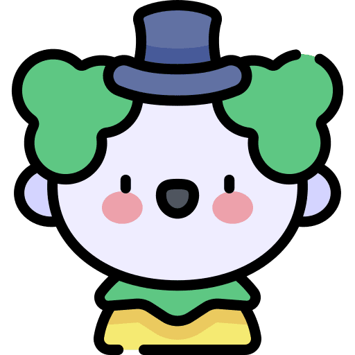 Clown child carnival children icon Clown child carnival children icon