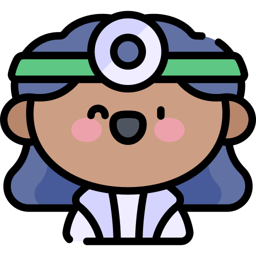 Doctor child afro girl icon Doctor child afro girl icon