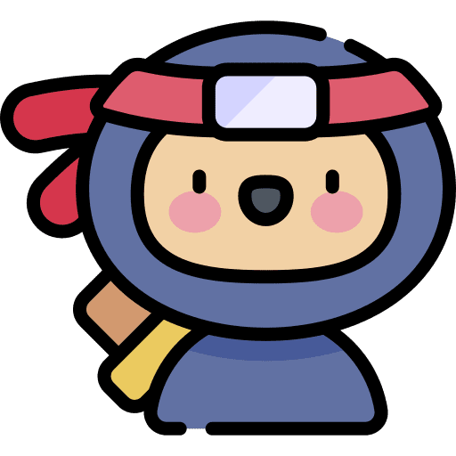 Ninja kid avatar children icon Ninja kid avatar children icon