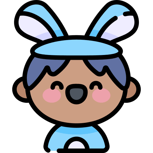 Rabbit user people boy icon Rabbit user people boy icon
