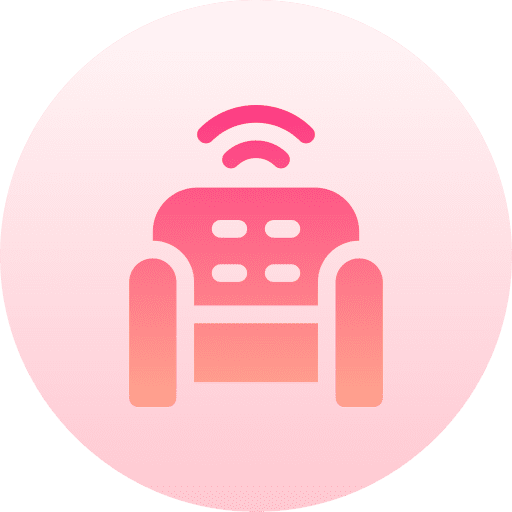 Armchair technology electronics armchair icon Armchair technology electronics armchair icon