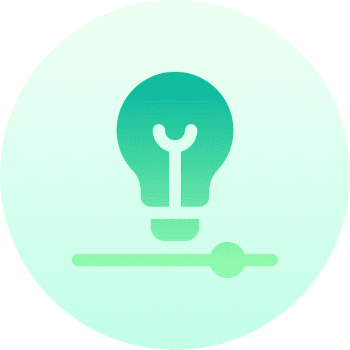 Dimmer electronics smart lighting smart home icon Dimmer electronics smart lighting smart home icon