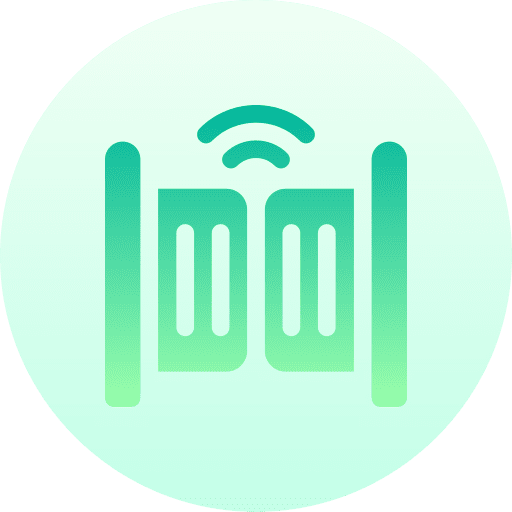 Gate wifi signal home automation internet of things icon Gate wifi signal home automation internet of things icon