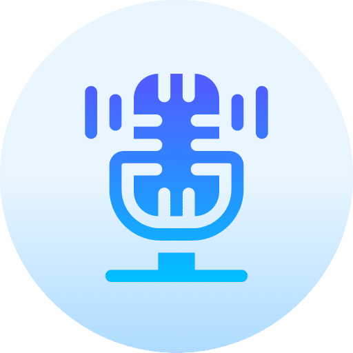 Mic message wireless technology icon Mic message wireless technology icon
