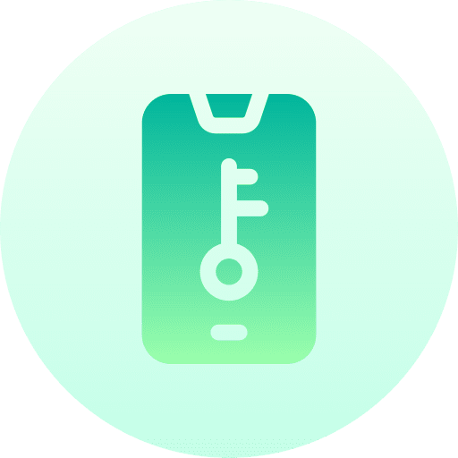 Security unlock smartphone computer icon Security unlock smartphone computer icon