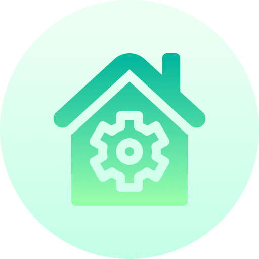 Settings smart house smart home settings icon Settings smart house smart home settings icon