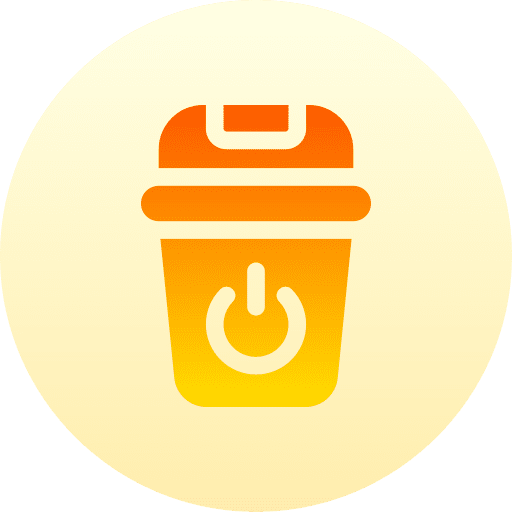 Trash bin smart home bin trash can icon Trash bin smart home bin trash can icon