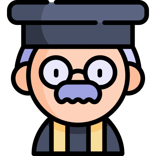 Principal school avatar education icon