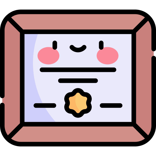Diploma certificate certification frame icon Diploma certificate certification frame icon