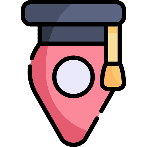 Graduation pin placeholder mortarboard icon Graduation pin placeholder mortarboard icon