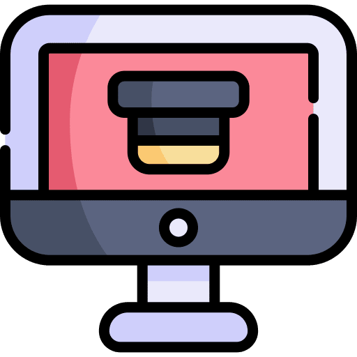 Online graduation hat education elearning icon Online graduation hat education elearning icon