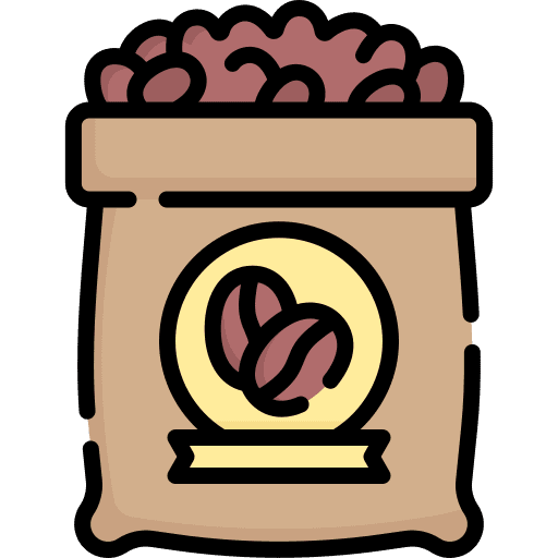 Coffee bag coffee bag seed coffee shop icon