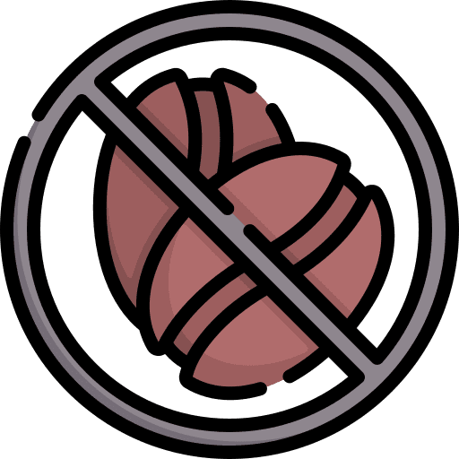 No caffeine bean caffeine signal icon