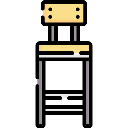 Bar stool chair stand furniture and household bar stool icon Bar stool chair stand furniture and household bar stool icon