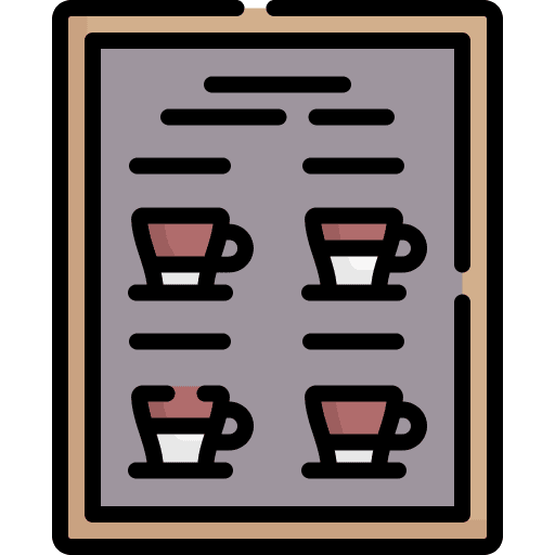 Menu drink beverage food and restaurant icon Menu drink beverage food and restaurant icon