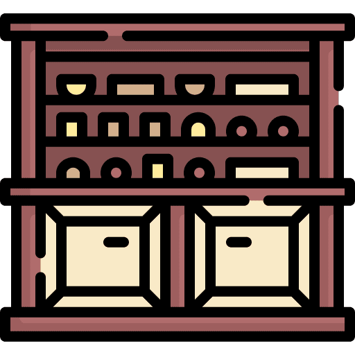 Showcase groceries store shop showcase icon Showcase groceries store shop showcase icon