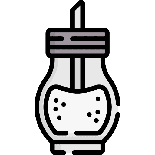 Sugar sweet food and restaurant food icon Sugar sweet food and restaurant food icon