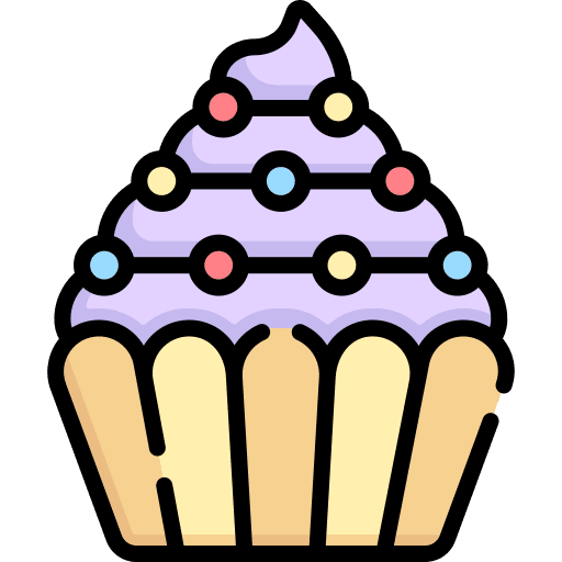 Cupcake sugar dessert cupcake icon